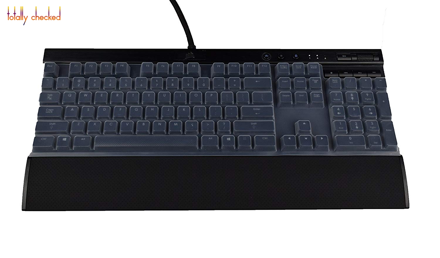 Gaming Keyboard Corsair - Corsair-غطاء لوحة مفاتيح من السيليكون RGB