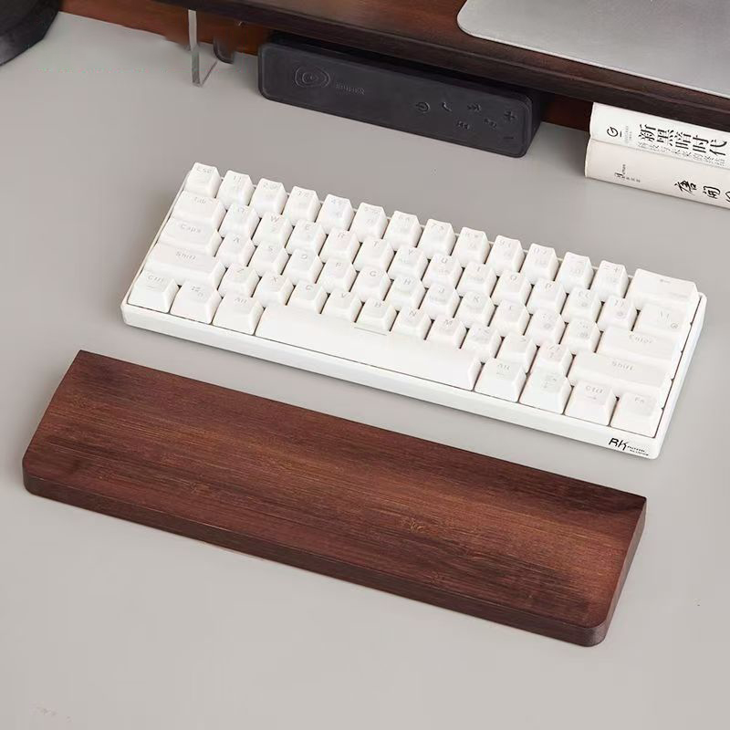 Wrist Rest Wood - للوحة المفاتيح الميكانيكية الخيزران مسند المعصم