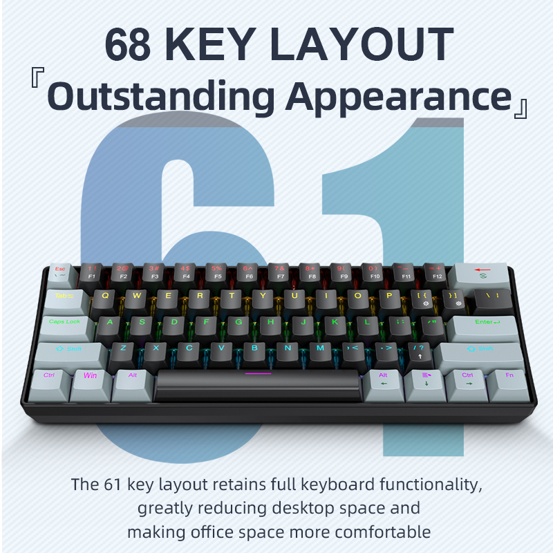 Gaming Keyboard And Mouse For Xbox - لوحة مفاتيح ميكانيكية صغيرة من APAYADO