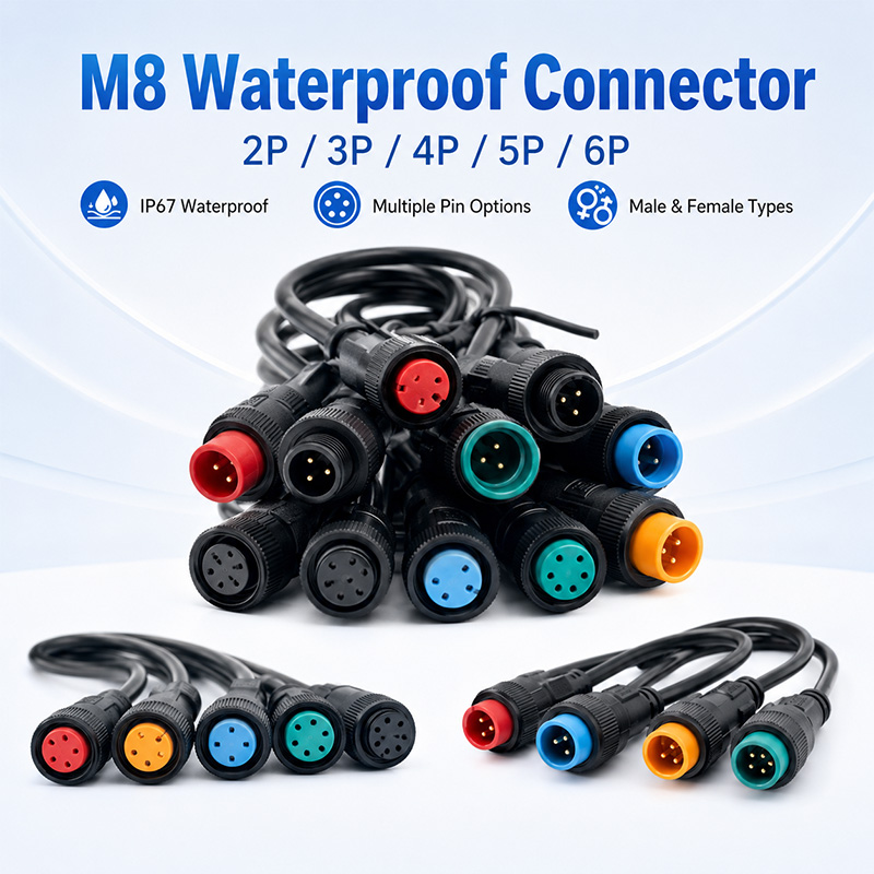 Aviator Connector Kit - مجموعة من 4 موصلات مقاومة للماء