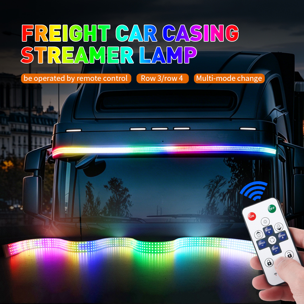Rgb Underglow Strip - شريط إضاءة LED للشاحنات 24 فولت،