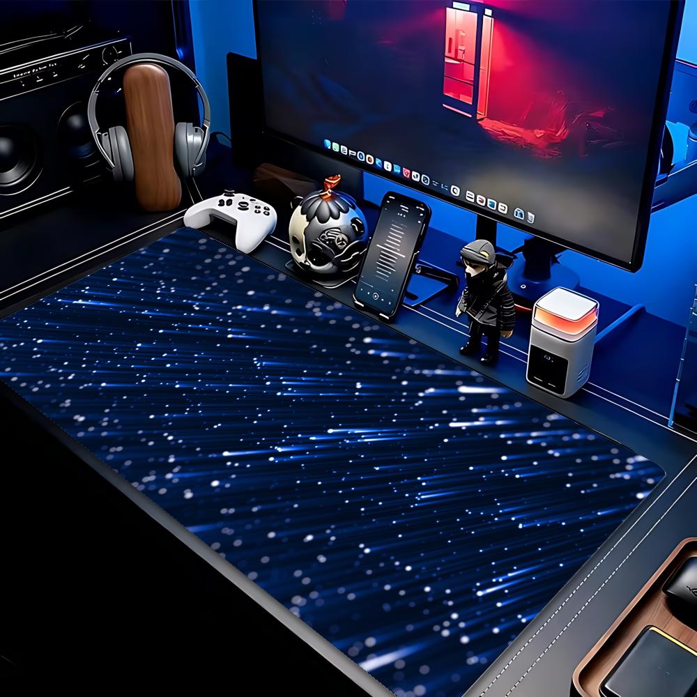 Gaming Keyboard Blue - بساط فأرة كبير أزرق بنمط النجوم