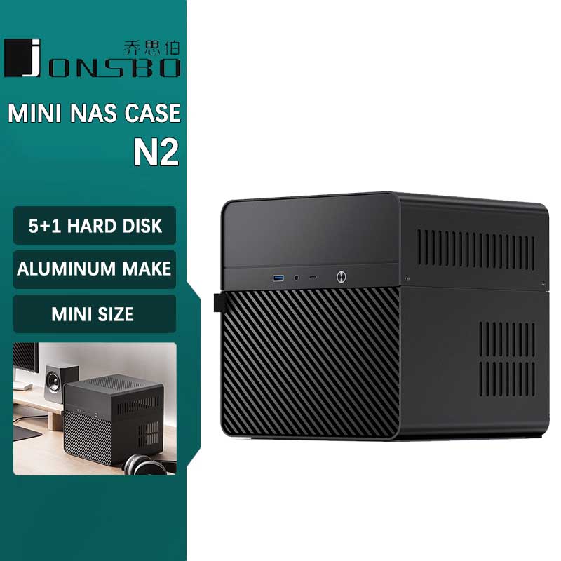 Aluminum Case 65 - JONSBO N2 NAS حافظة ITX صغيرة