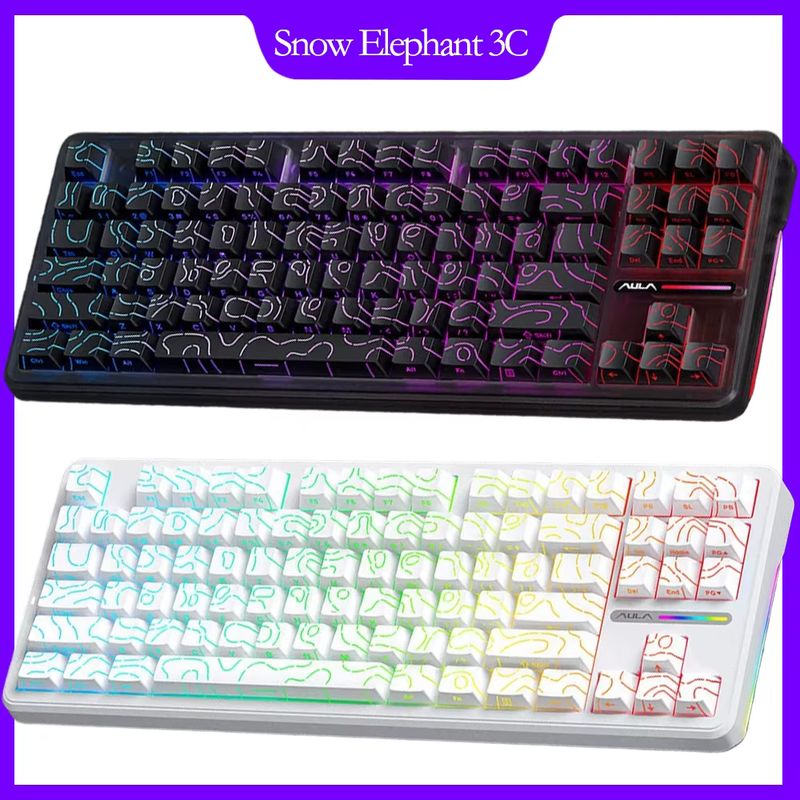 Gaming Keyboard Tkl - لوحة مفاتيح ألعاب ميكانيكية لاسلكية Aula