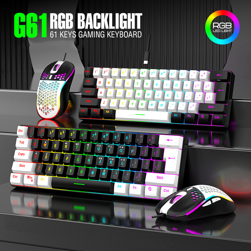 Gaming Keyboard And Mouse For Xbox - مجموعات لوحة مفاتيح وماوس للألعاب بإضاءة