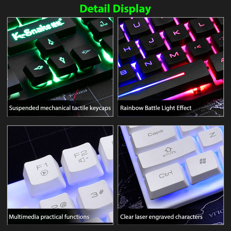 مجموعة لوحة مفاتيح وماوس KM320 - مراجعة Gaming Keyboard Mobile وسعره