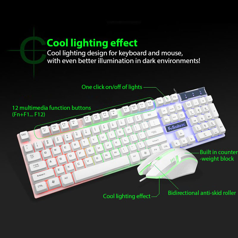 مجموعة لوحة مفاتيح وماوس KM320 - مراجعة Gaming Keyboard Mobile وسعره
