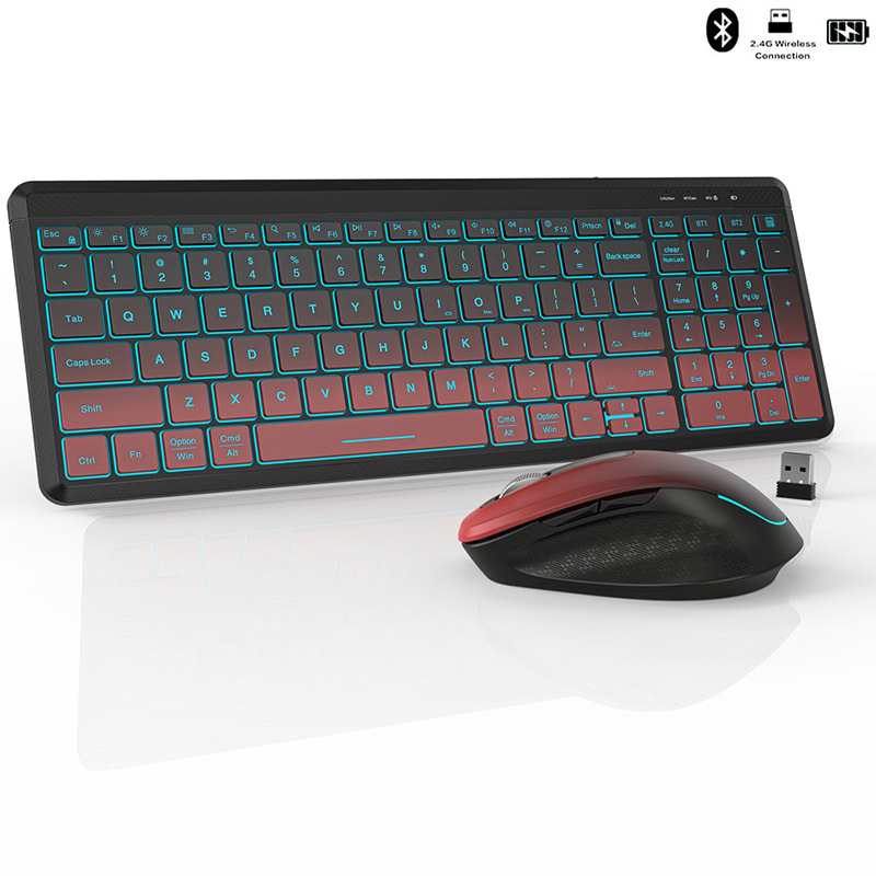 لوحة مفاتيح لاسلكية صامتة بألو - مراجعة Gaming Keyboard And Mouse For Xbox وسعره