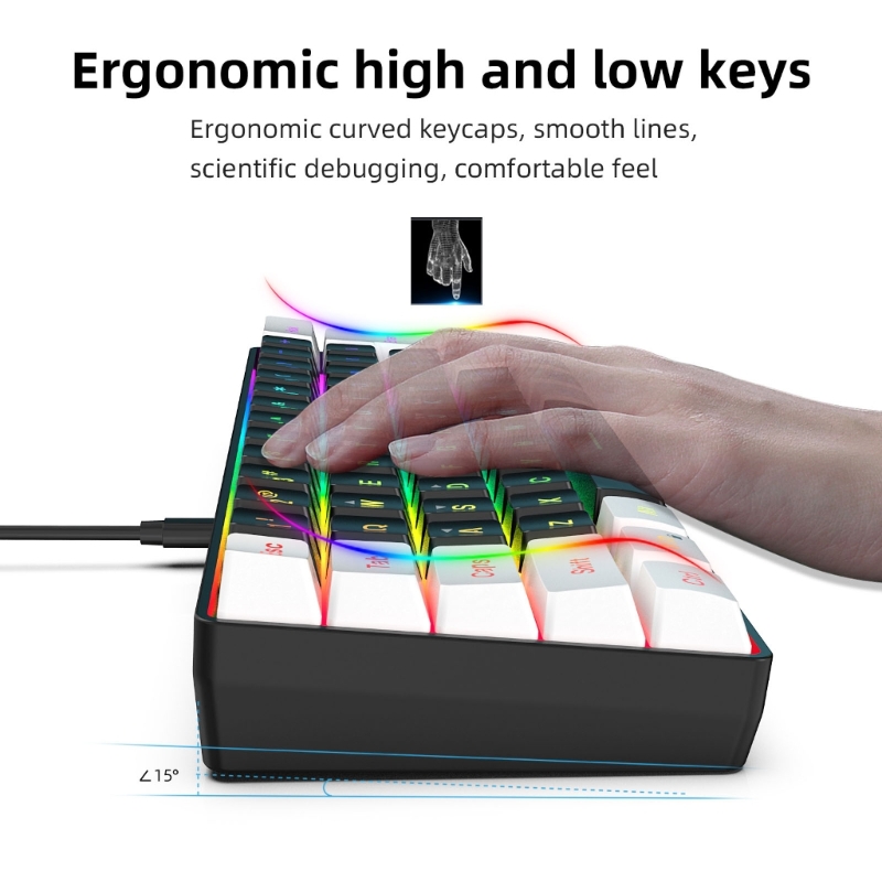 لوحة مفاتيح ألعاب صغيرة سلكية  - مراجعة Gaming Keyboard And Mouse For Xbox وسعره