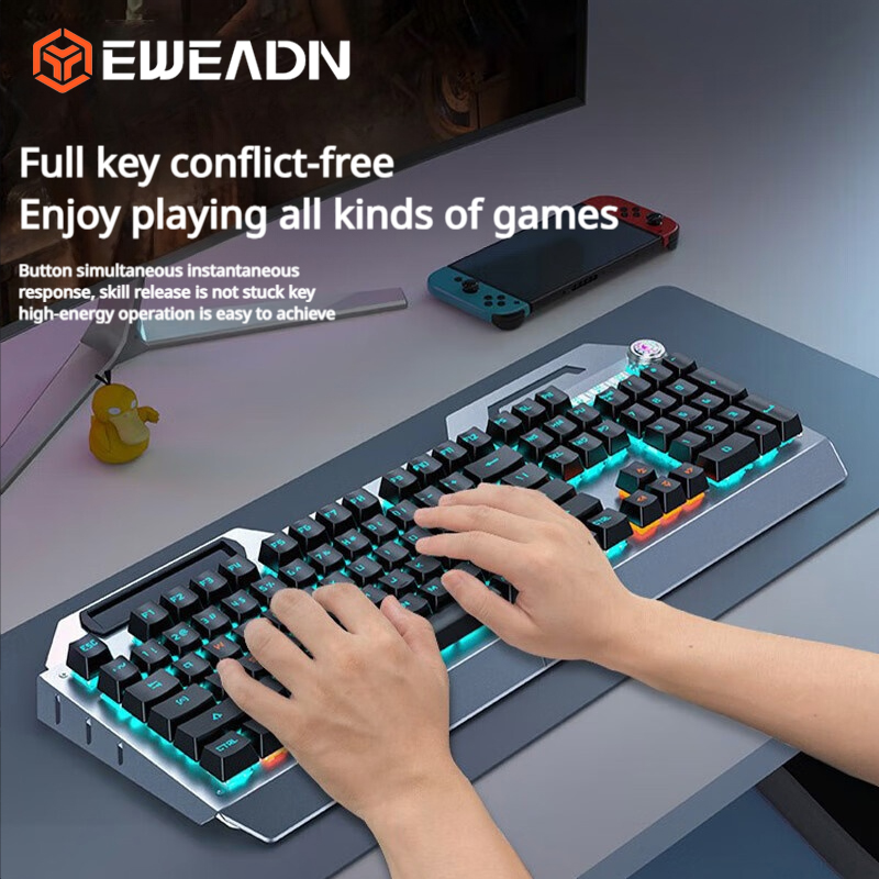 لوحة مفاتيح ميكانيكية EWEADN T - مراجعة Gaming Keyboard Corsair وسعره