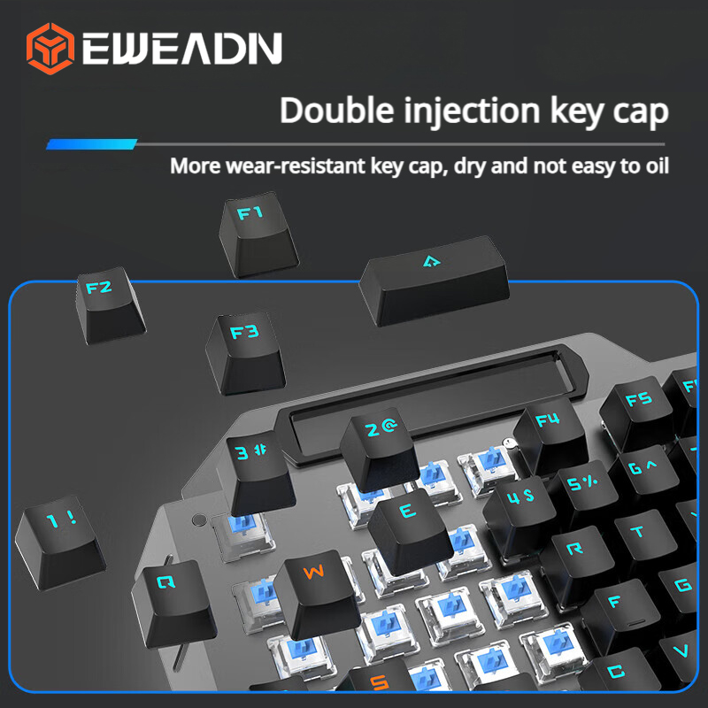 لوحة مفاتيح ميكانيكية EWEADN T - مراجعة Gaming Keyboard Corsair وسعره