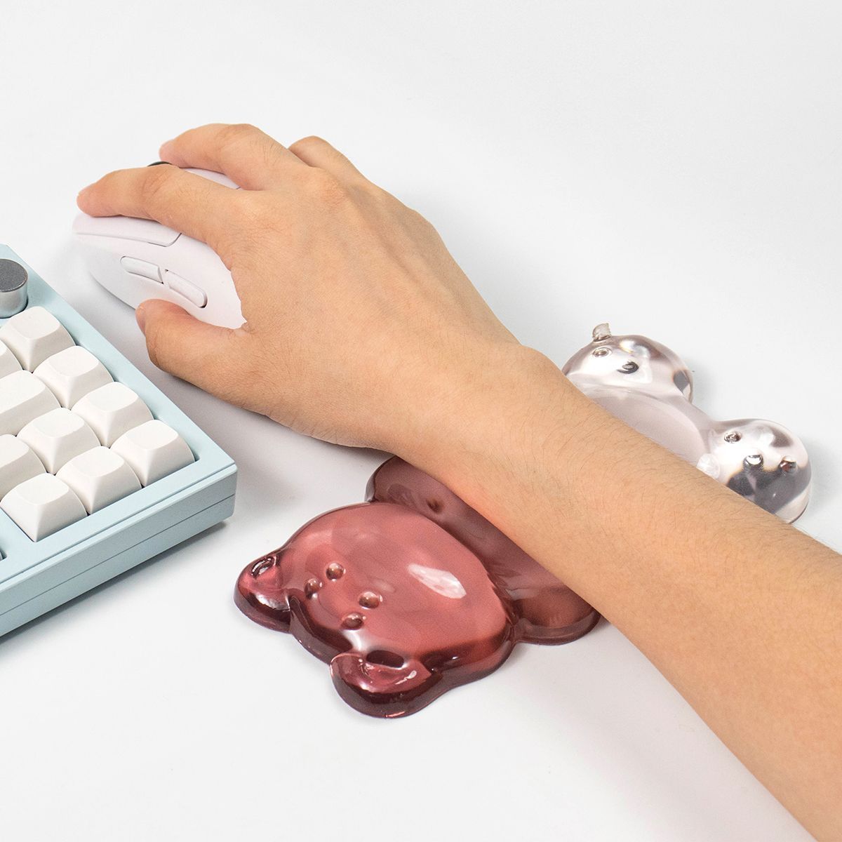 مسند معصم على شكل دب لطيف، وسا - مراجعة Gaming Keyboard No Number Pad وسعره