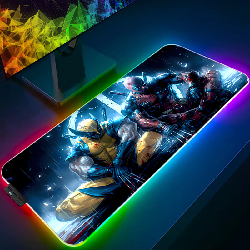 لوحة ماوس LED للألعاب بإضاءة خ - مراجعة Gaming Keyboard Best وسعره