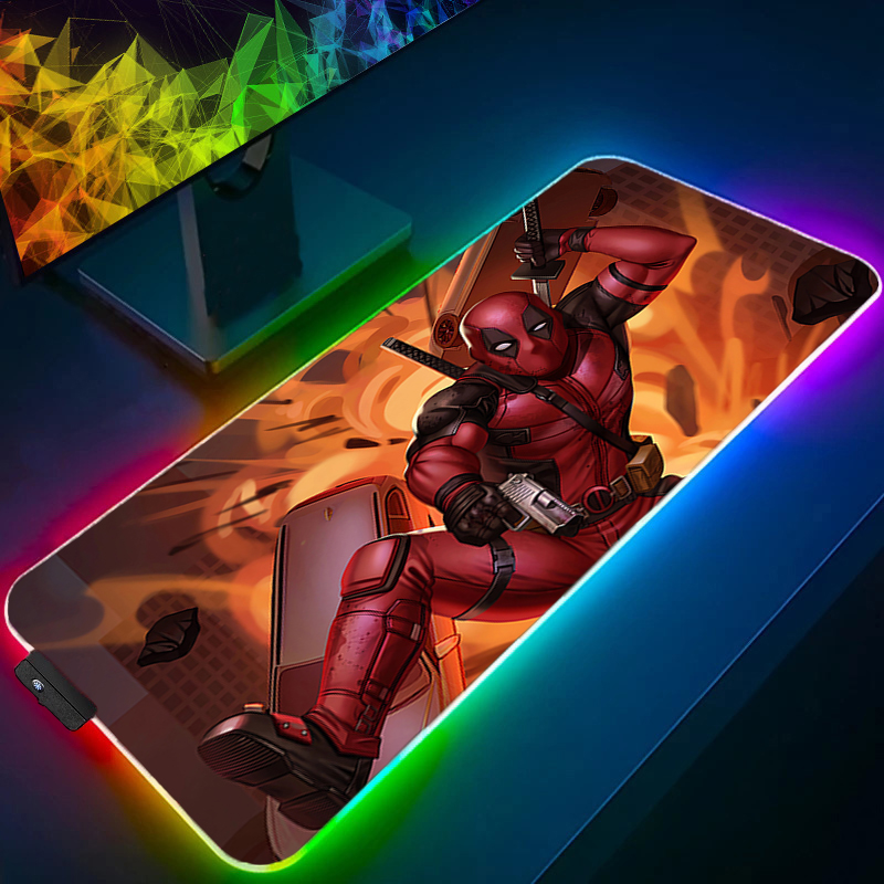 لوحة ماوس LED للألعاب بإضاءة خ - مراجعة Gaming Keyboard Best وسعره