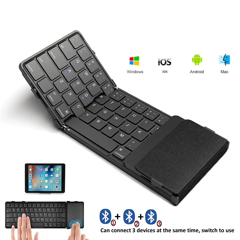 لوحة مفاتيح لاسلكية قابلة للطي - مراجعة Gaming Keyboard No Number Pad وسعره