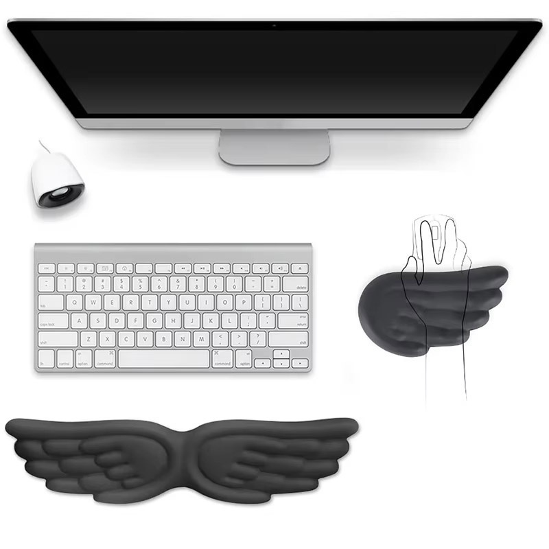 مسند معصم للوحة المفاتيح والما - مراجعة Gaming Keyboard Ergonomic وسعره