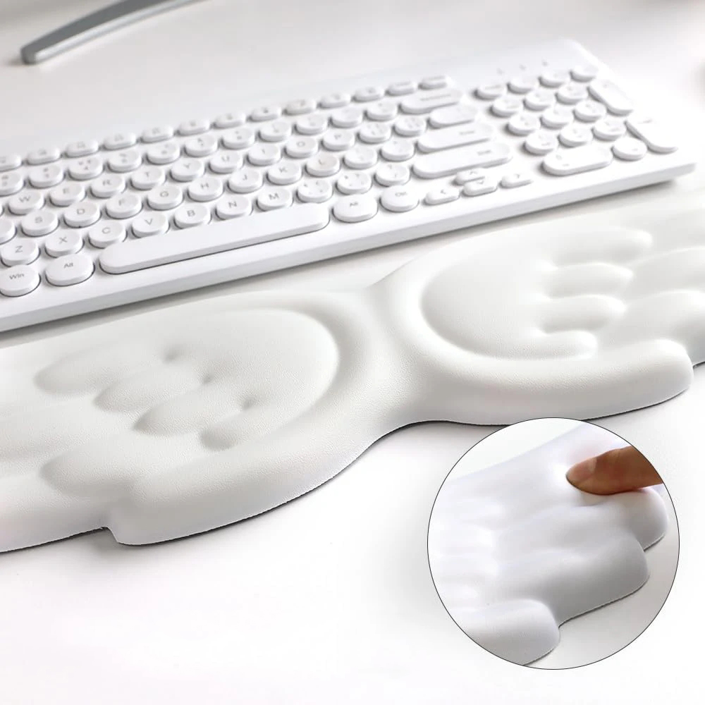مسند معصم للوحة المفاتيح والما - مراجعة Gaming Keyboard Ergonomic وسعره
