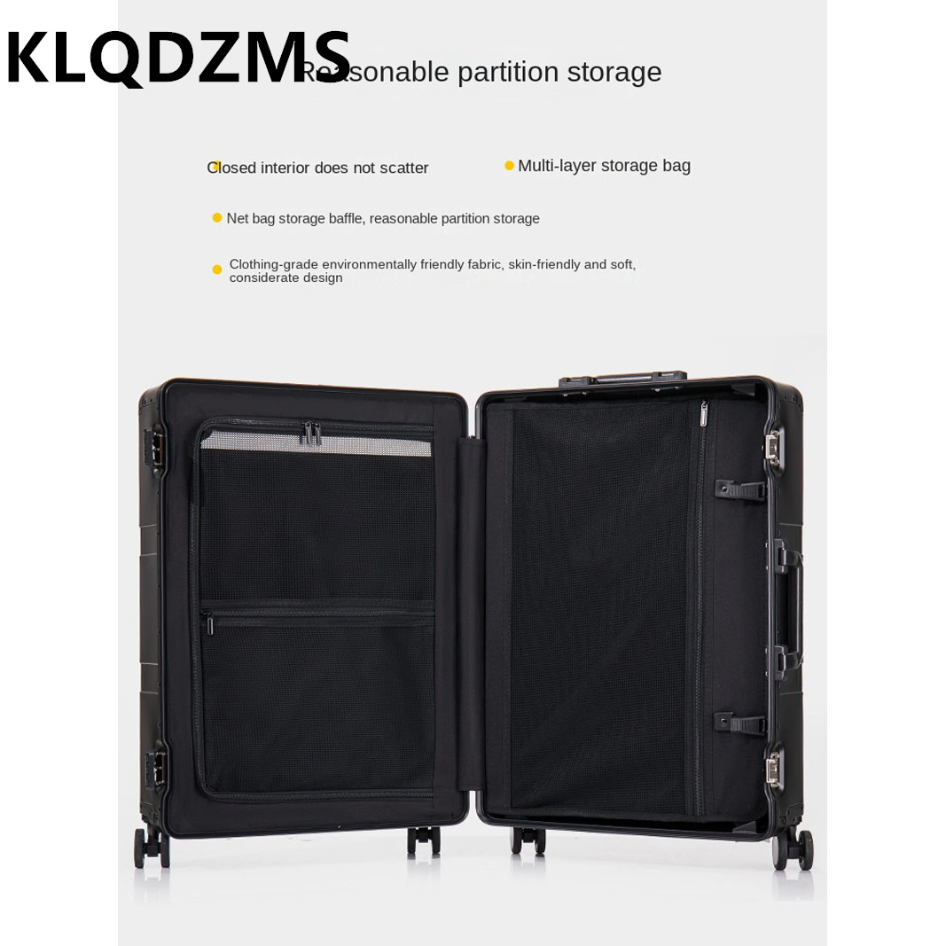 حقيبة سفر KLQDZMS بفتحة أمامية - مراجعة Aluminum Case 65 وسعره