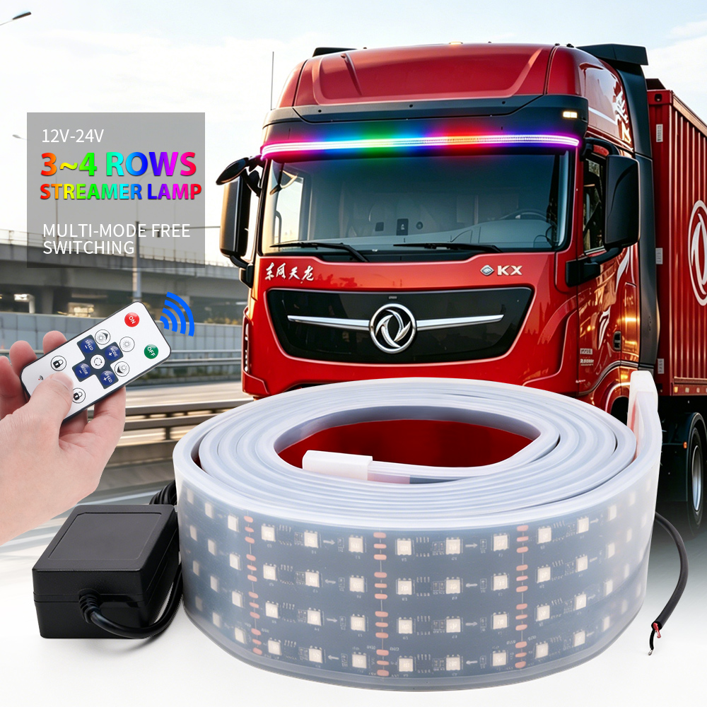 شريط إضاءة LED للشاحنات 24 فول - مراجعة Rgb Underglow Strip وسعره
