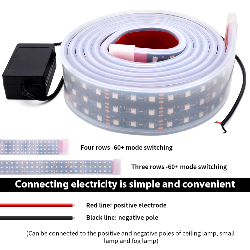 شريط إضاءة LED للشاحنات 24 فول - مراجعة Rgb Underglow Strip وسعره