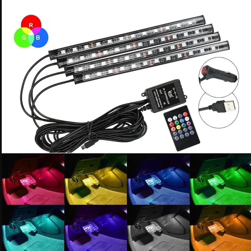 أضواء محيطة عالمية للسيارة بـ  - مراجعة Rgb Underglow Strip وسعره