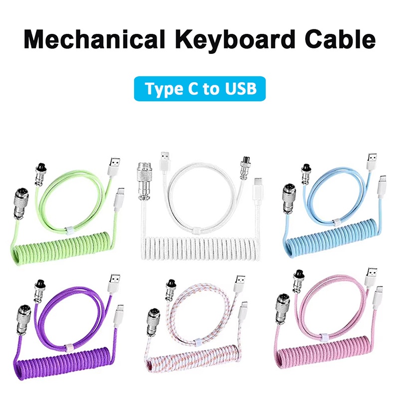 كابل لوحة مفاتيح ميكانيكية من  - مراجعة Gaming Keyboard Types وسعره