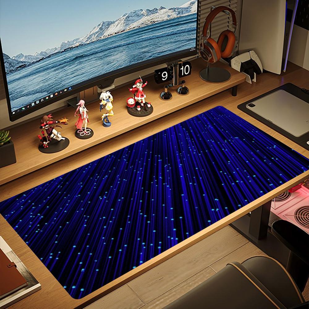 بساط فأرة كبير أزرق بنمط النجو - مراجعة Gaming Keyboard Blue وسعره
