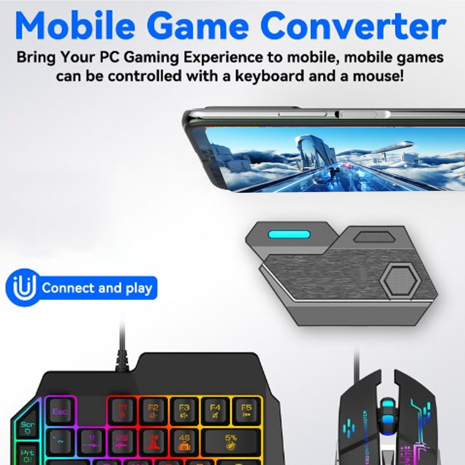 مجموعة ألعاب الهاتف المحمول كو - مراجعة Gaming Keyboard Mobile وسعره