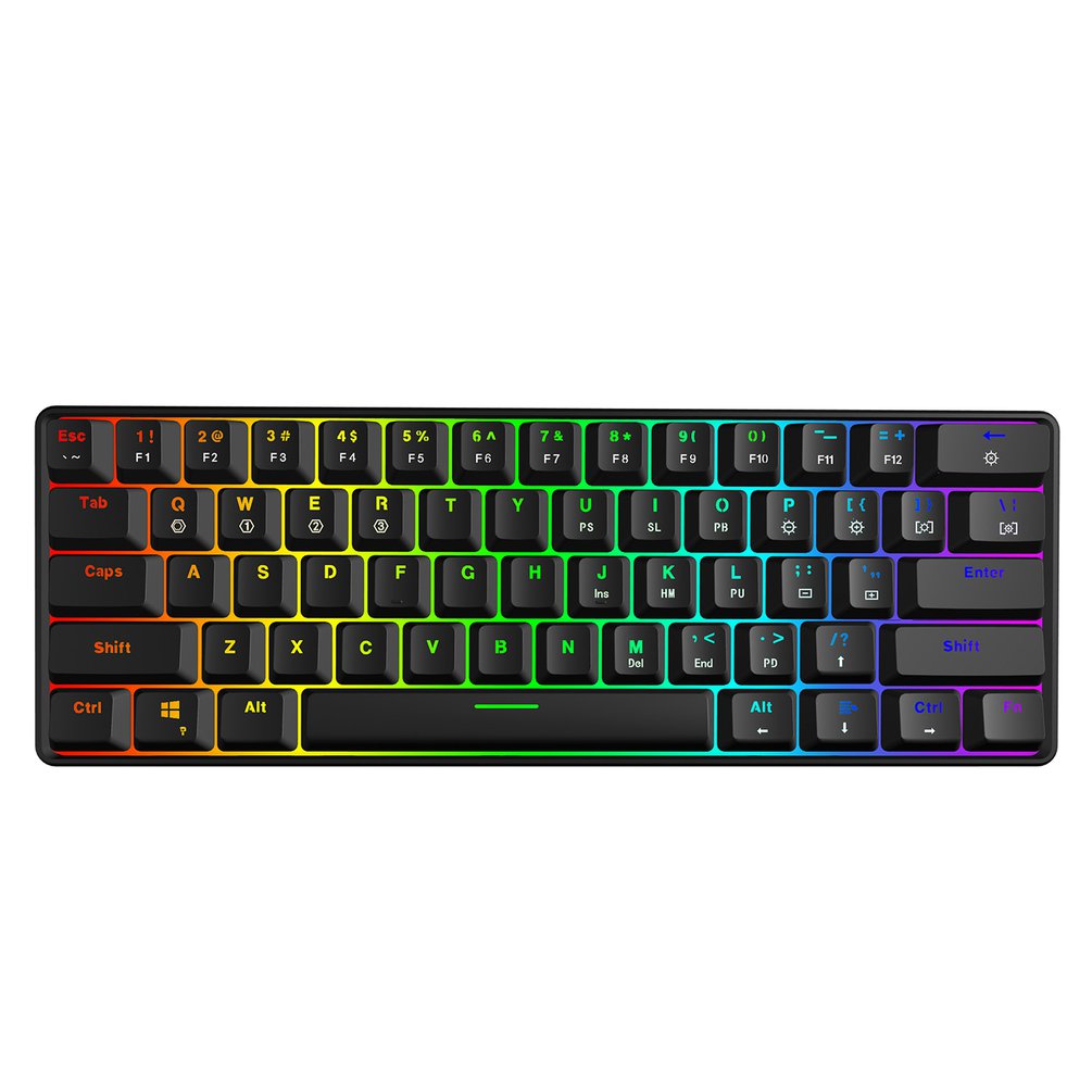 SKYLOONG GK61 لوحة مفاتيح ألعا - مراجعة Gaming Keyboard Mobile وسعره