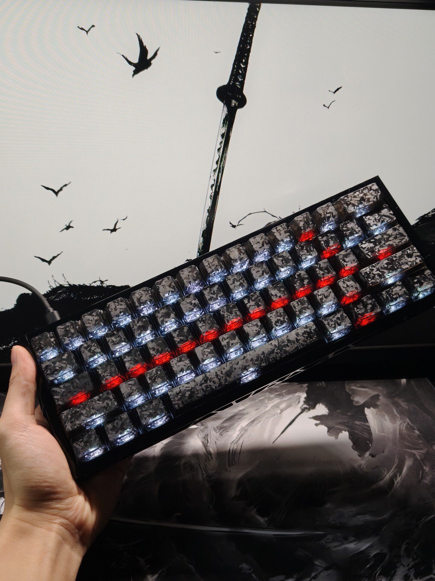 لوحة مفاتيح مخصصة للألعاب بتصم - مراجعة Gaming Keyboard No Number Pad وسعره