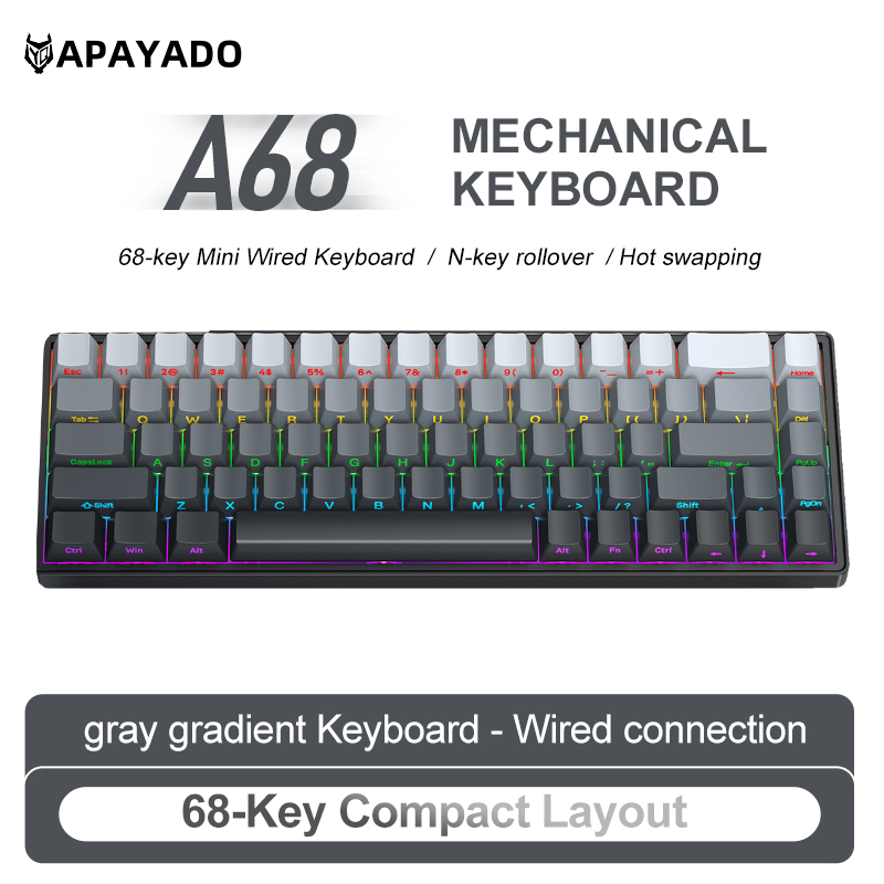 لوحة مفاتيح ميكانيكية سلكية AP - مراجعة Gaming Keyboard Mobile وسعره